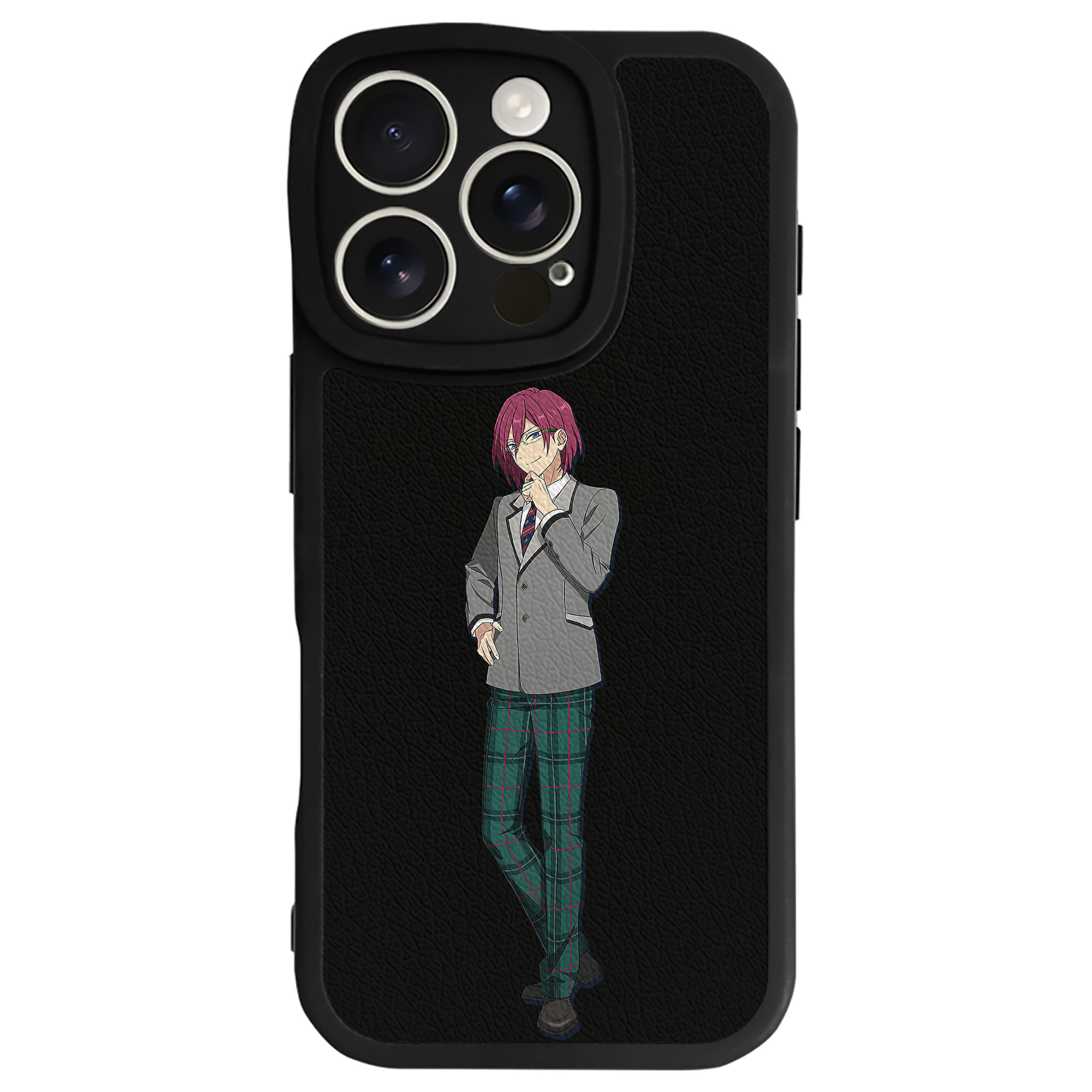 （画像用） あんさんぶるスターズ! Ensemble Stars 【iPhone 16シリーズ対応】シリコンスマホケース（レザー調） 材質：シリコン